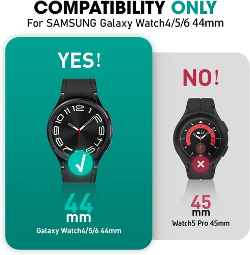 Miniatura 2 de SUPCASE para Samsung Galaxy Watch 6 44mm Funda con Correa (Unicorn Beetle Pro), [Anti-Scratch] [Protector de Parachoques] Funda Resistente