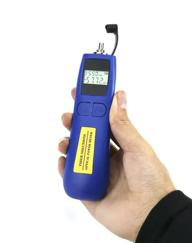 Miniatura 3 de QWORK Medidor de potencia óptica, -70 ~+10 dBm, con interfaz universal de 0.098 in, medidor de luz de fibra para probar 6 longitudes de onda