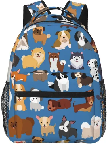 Miniatura 13 de Fiokroo Mochila escolar para estudiantes, adolescentes, hombres y mujeres, mochilas para laptop, mochila de viaje con múltiples bolsillos, Mochila a