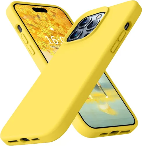 Miniatura 97 de Funda compatible con iPhone 13 de 6.1 pulgadas, de silicona líquida premium [forro de microfibra suave antiarañazos], goma de gel, protección Uva