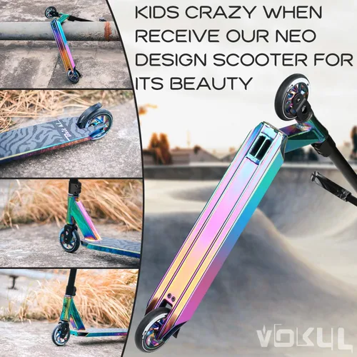 Miniatura 4 de VOKUL K1 Pro Scooters – Scooter de trucos Scooter de trucos – Scooter de estilo libre intermedio y principiante para niños de 8 años en adelante