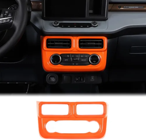 Miniatura 10 de Aunginsy Cubierta de salida de aire para consola central, compatible con Ford Maverick 2022-2024, control central de automóvil, panel de interruptor