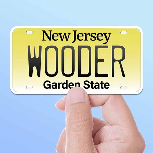 Miniatura 4 de Wooder NJ - Adhesivo para placa de matrícula, divertidas calcomanías de Nueva Jersey, calcomanía de Filadelfia para Hydroflask, laptop, termo