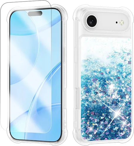Miniatura 23 de Funda con purpurina para Samsung Z Flip 3, a prueba de golpes, funda de TPU transparente con purpurina líquida para Samsung Z Flip 3 para mujer