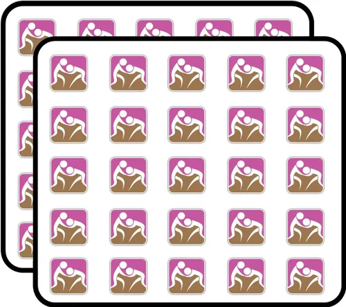 Etiqueta deportiva de lucha libre, calcomanías decorativas para álbumes de recortes, calcomanías de vinilo impermeables para botella de agua, laptop