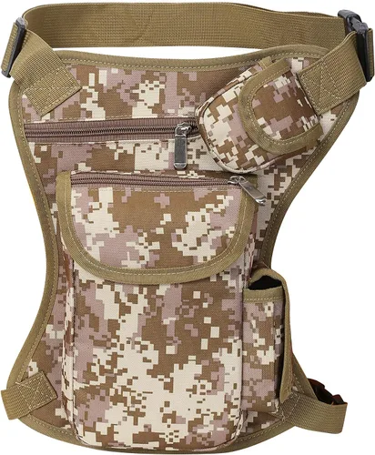 Miniatura 8 de SEALINF Riñonera de lona Riñonera Racing Drop Leg Bag Motocicleta Bolsa al aire libre