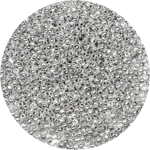 Miniatura 41 de Bala&Fillic Cuentas de semillas de color blanco de 0.157 pulgadas, aproximadamente 1200 piezas/3.53 oz en bolsa, 6/0 cuentas de vidrio para hacer
