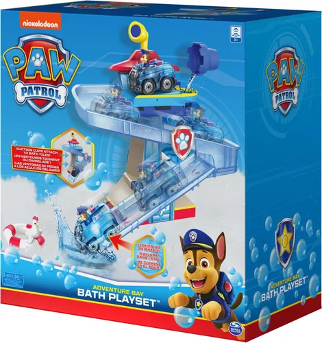 Miniatura 6 de Paw Patrol, Adventure Bay Juego de Baño con Vehículo de Chase con Luz, Juguete de Baño para Niños de 3 Años en Adelante