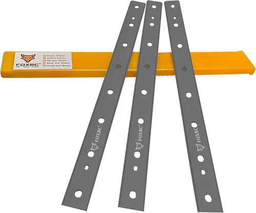 Miniatura 2 de FOXBC Repuesto de cuchillas de nitruro de 13 pulgadas para cepilladora DeWalt DW735 DW735X, repuesto DW7352, juego de 3
