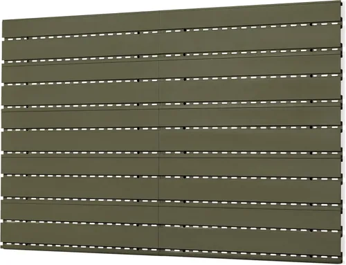 Miniatura 10 de Savior Equipment Sistema de rack de pared de acero resistente, paneles de pared de acero resistente, almacenamiento de montaje en pared, 5 o 10 Gris