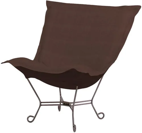 Miniatura 67 de Howard Elliott Collection Avanti Pecan - Silla de asiento oscilante con funda, silla multiusos de mariposa con marco de titanio, muebles de patio