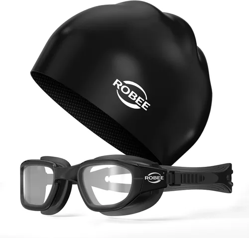 Miniatura 19 de Robee Gafas de natación, gafas de natación polarizadas para adultos, para hombres, mujeres y jóvenes, gafas de piscina de agua