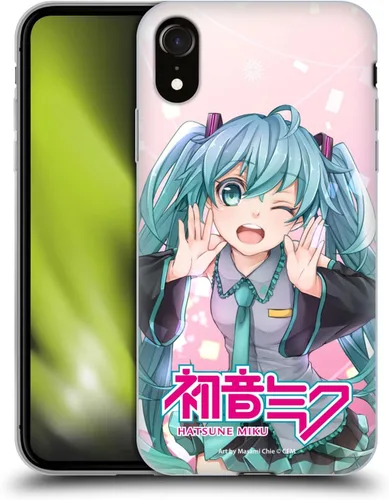 Miniatura 231 de Head Case Designs Licencia Oficial Hatsune Miku Gráficos Lindos Carcasa de Gel [Protección de Grado Militar] Compatible con Apple iPhone 7