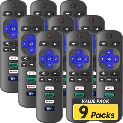 Miniatura 8 de Paquete de 3 controles remotos de repuesto solo para Roku TV, compatible con TCL Roku/Hisense Roku/Sharp/Philips/Onn Roku (no para Roku Stick y Box)