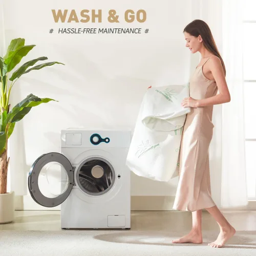 Miniatura 6 de Protector de colchón refrescante Twin - Funda de colchón de fibra de rayón 100% impermeable y silenciosa (39" x 75") Cama suave, transpirable