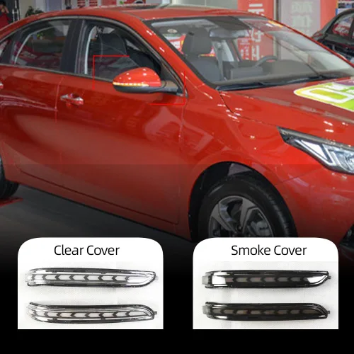 Miniatura 2 de BAKUGO 2 unids LED dinámica intermitente intermitente luz intermitente intermitente para Kia K3 Forte Cerato 2019 2020 2021