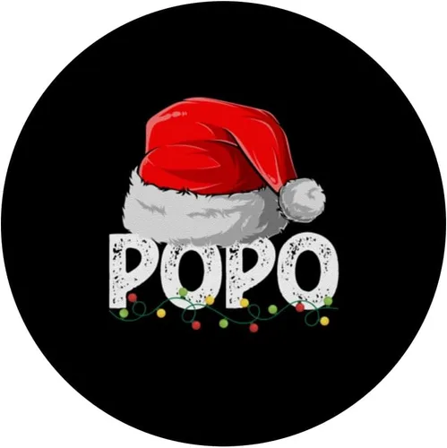 Miniatura 3 de Popo Santa Christmas Family Matching Pajamas Papa Xmas PopSockets MagSafe PopGrip for iPhone