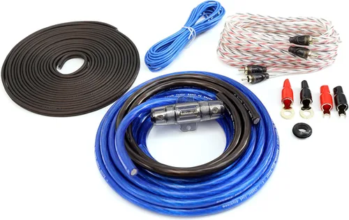 KnuKonceptz Bassik - Kit completo de cableado de amplificador de instalación de amplificador de calibre 4 con RCA