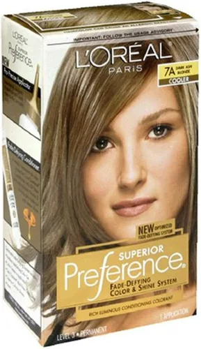 Miniatura 23 de L'Oreal Paris Superior Preference Fade-Defying + Shine - Tinte permanente para el cabello, rubio rosado medio 8RB, paquete de 1, tinte para el 8RB