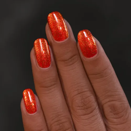 Miniatura 5 de ILNP Carved - Esmalte de uñas naranja brillante Jack-O'-Lantern