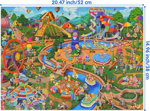 Miniatura 2 de Becko US Rompecabezas de 500 piezas, rompecabezas para adultos de 500 piezas, rompecabezas para adultos Parque temático