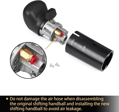Miniatura 3 de A6909 - Perilla de cambio de 8, 9, 10 velocidades, palanca de cambios de aire resistente, piezas de transmisión, compatible con Eaton Fuller
