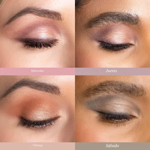 Miniatura 5 de PÜR MINERALS On Point - Paleta de sombras para ojos, tonos mate, brillantes y metálicos, fórmula con infusión de cuidado de la piel Sábado (Bolds)