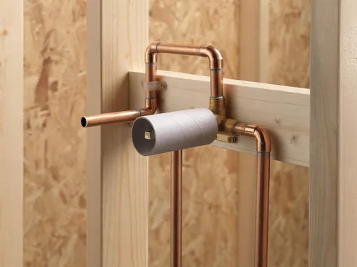 Miniatura 4 de Delta Grifo de montaje en pared Válvula áspera para grifos de baño Delta monomando montaje en pared R3510-WL