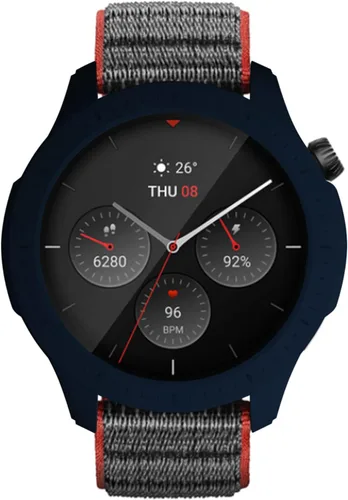 Miniatura 5 de Funda protectora para Amazfit GTR 4, a prueba de golpes, duradera, de policarbonato duro, accesorios para Amazfit GTR 4 Smartwatch (azul)