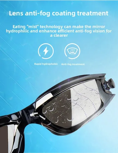 Miniatura 4 de hofull hd racing goggles waterproof and anti-fog swimming goggles, swimming goggles leak-free anti-fog adult male female teen