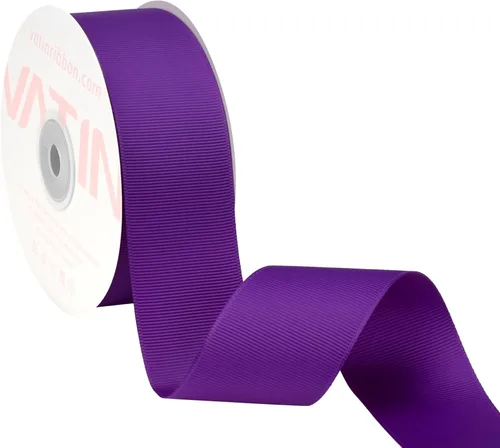 Miniatura 111 de Vatin - Rollo de cinta de grogrén, rollos de 25-50 yardas, perfecto para decoración de bodas, coronas, baby showers, envolturas de paquete de regalo