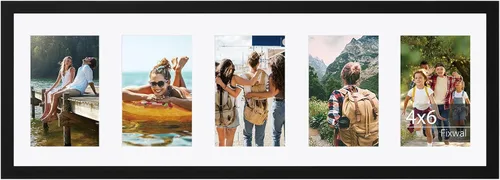 Miniatura 13 de Fixwal 8x10 Collage Picture Frame with Two Openings for Displaying 4x6 Pictures, 4x6 Picture Frame Collage, Gallery Wall Frame, Multi Picture Frames