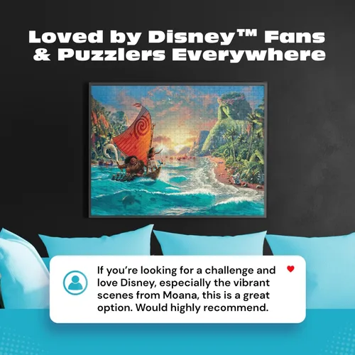 Miniatura 6 de Ceaco - Thomas Kinkade Disney Dreams - Moana - Rompecabezas de 1000 piezas