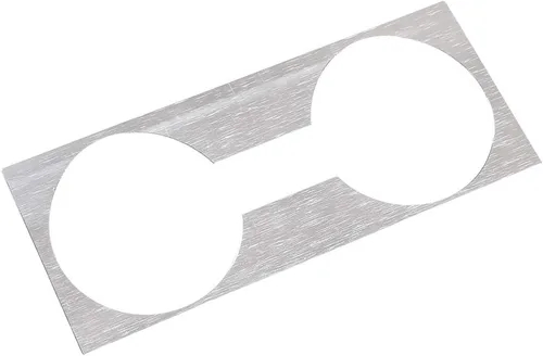 Miniatura 3 de Cubierta para portavasos de consola central de automóvil de aleación de aluminio para Land Rover Defender 90 110 2004-2018 Accesorios de coche