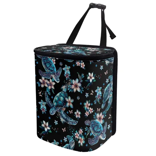 Miniatura 22 de Basurero para automóvil con tapa, bolsa de basura para colgar del automóvil, a prueba de fugas, portátil, papelera, sedán, accesorios