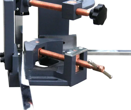 Miniatura 4 de KAKA INDUSTRIAL Abrazadera de ángulo de 3 ejes, abrazadera de soldadura de hierro fundido resistente, apertura de mandíbula de 3.9 pulgadas