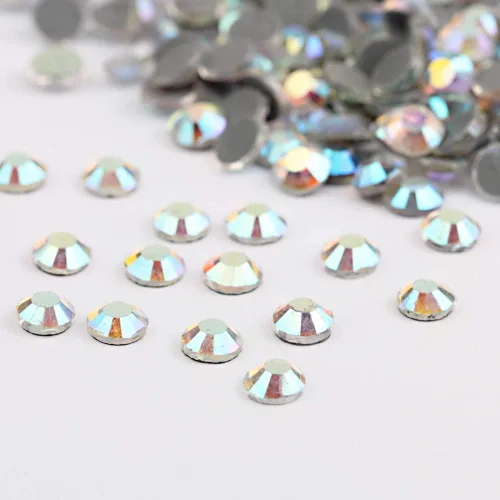 Miniatura 24 de BEADSLAND - Diamantes de imitación de cristal termoadhesivos, piedra cortada a máquina, 1440 unidades/paquete (amarillo limón, SS20/5 mm)