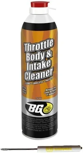 Listado de Smilyeez para aerosol limpiador de cuerpo de acelerador y admisión BG PN 406 con destornillador de bolsillo (1 lata)