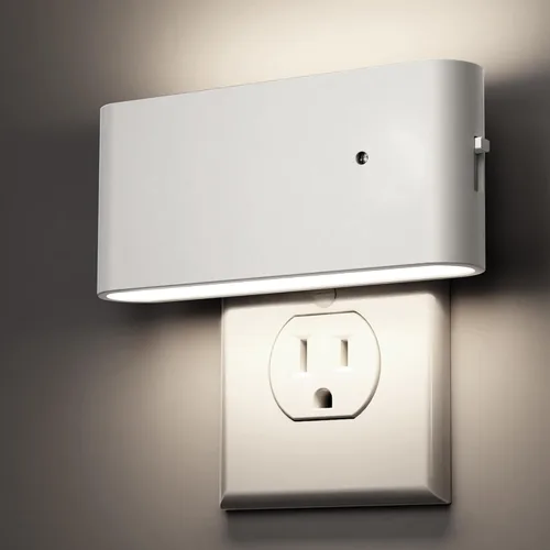 Miniatura 9 de Briignite Luces nocturnas enchufables a la pared, paquete de 2, luz nocturna LED con sensor de luz del atardecer al amanecer, enchufe de luz