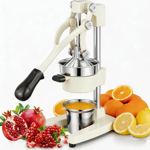 Miniatura 8 de Prensa Manual de Mano de Hierro Fundido Comercial de Servicio Pesado Naranja Cítricos Limón Lima Toronja Granada Exprimidor de Jugo de Fruta