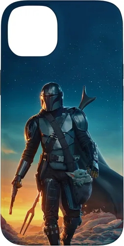 Miniatura 14 de iPhone 11 Pro Max Star Wars The Mandalorian and Grogu Sunset Poster Case