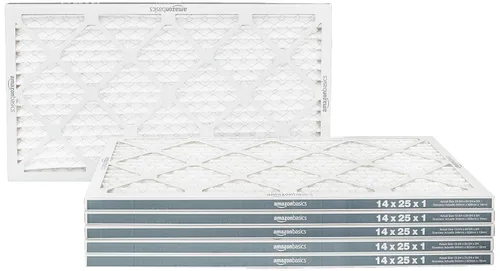 Miniatura 9 de Amazon Basics Paquete de 6 filtros de aire de 20 x 20 x 1 para horno de CA MERV 11 (tamaño real: 19.75 x 19.75 x .75 pulgadas)