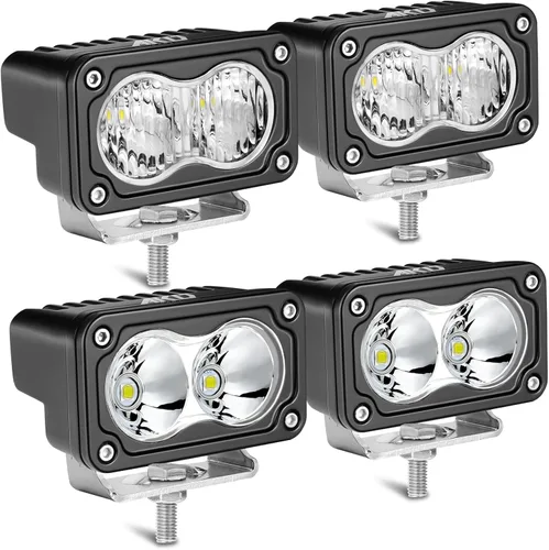 Miniatura 10 de Cápsulas LED ámbar, parte AKD de 3 pulgadas, luz LED de conducción de 40 W, luz LED todoterreno, luz de trabajo LED amarilla, luces antiniebla
