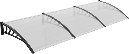 Miniatura 10 de VINGLI Toldo para Ventana Toldo para Puerta Exterior, 30" x 40" Toldos para Puertas Cubierta de Policarbonato Toldo para Puerta de Patio Protección