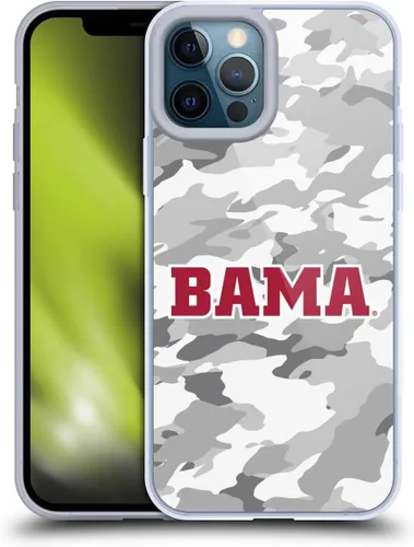 Miniatura 274 de Head Case Designs Funda de gel suave con licencia oficial de la Universidad de Alabama UA Collage compatible con Apple iPhone 13 Pro Max