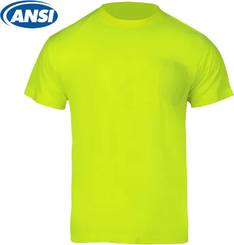 Miniatura 3 de VENDACE Camisetas de seguridad de alta visibilidad, paquete de 3 camisetas de trabajo de construcción de manga corta Hi Vis, para hombres