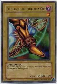 Yu-Gi-Oh! - Pierna izquierda del Prohibido (LOB-121) - Leyenda del Dragón Blanco de Ojos Azules - Edición ilimitada - Ultra Raro