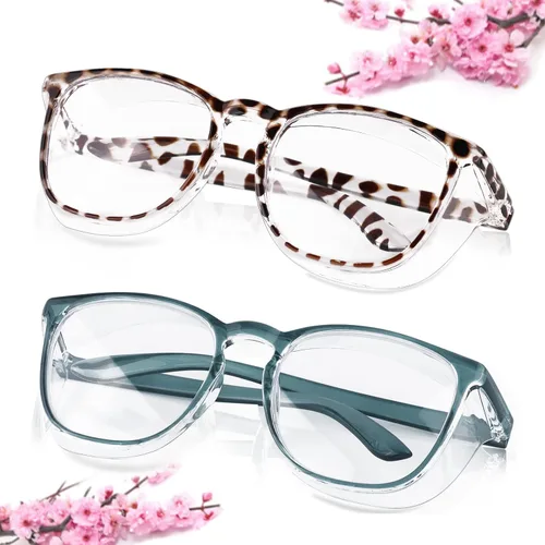 Miniatura 24 de SQIMZAR - Lentes de seguridad para mujeres, para enfermeras, lentes protectores, lentes de seguridad antivaho Púrpura claro+rosa claro