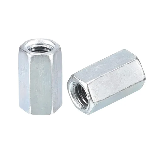 Miniatura 13 de uxcell 10 tuercas de acoplamiento M5x8x12mm - Acoplador de varilla roscada hexagonal de acero al carbono galvanizado para muebles, electrónico