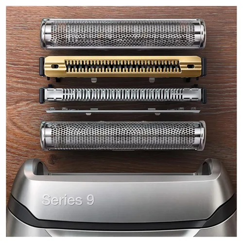 Miniatura 3 de Braun Series 9 Pro 9487cc Afeitadora eléctrica para hombre, para uso húmedo y seco, recargable, afeitadora eléctrica con estación de limpieza